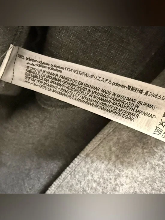 ZARA Light Gray Long Notch-Lapel Trench Coat - Size US Small - Picture 7 of 12